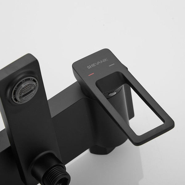 Изображение товара Душевая система со смесителем Shevanik S6836H (черный)