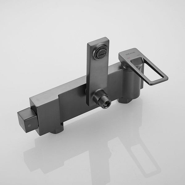 Изображение товара Душевая система со смесителем Shevanik S6836T (оружейная сталь)