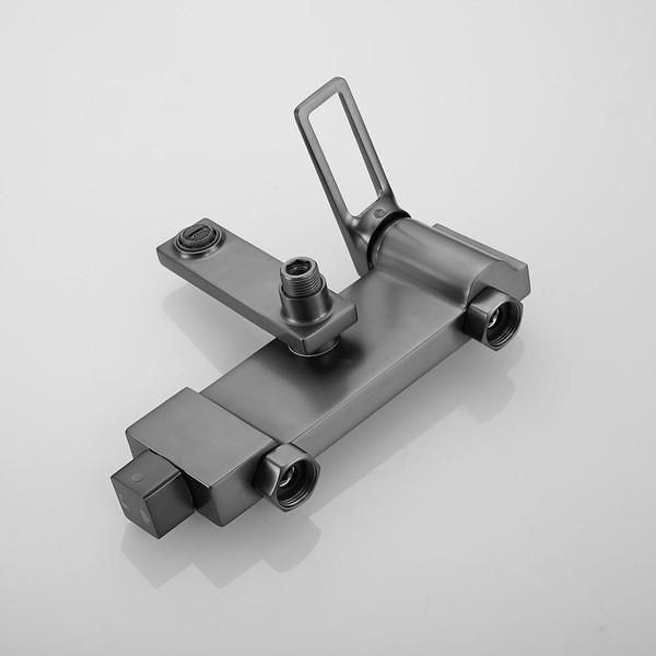 Изображение товара Душевая система со смесителем Shevanik S6836T (оружейная сталь)