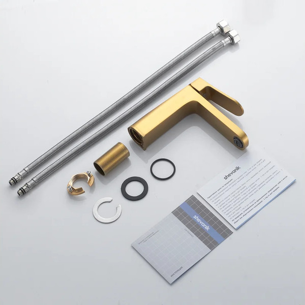 Изображение товара Смеситель Shevanik S4501G (золотой сатин)