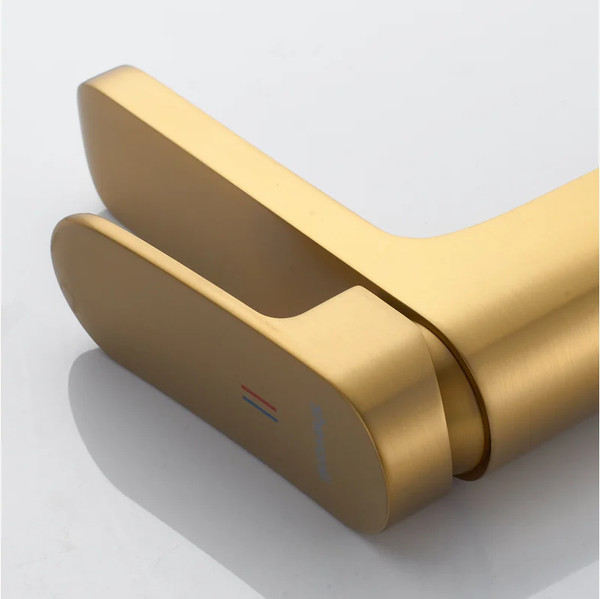 Изображение товара Смеситель Shevanik S4501G (золотой сатин)