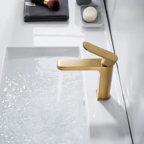 Изображение товара Смеситель Shevanik S4501G (золотой сатин)