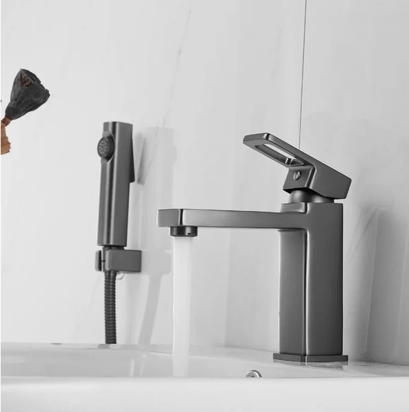 Изображение товара Смеситель Shevanik S8271T (оружейная сталь)