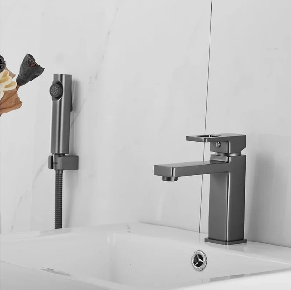 Изображение товара Смеситель Shevanik S8271T (оружейная сталь)