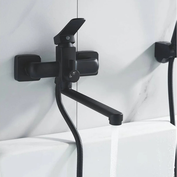 Изображение товара Смеситель Shevanik S9902H (черный)