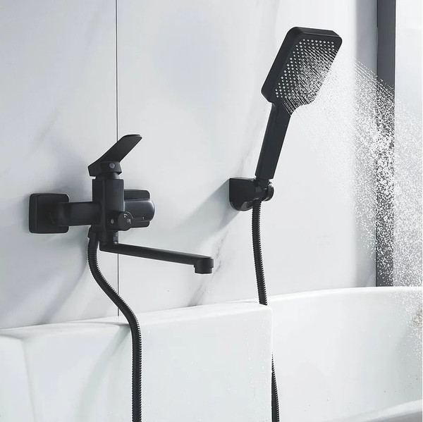 Изображение товара Смеситель Shevanik S9902H (черный)