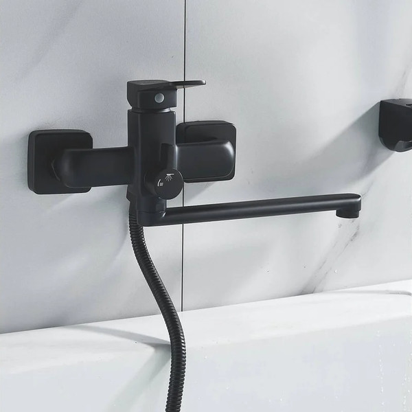 Изображение товара Смеситель Shevanik S9902H (черный)