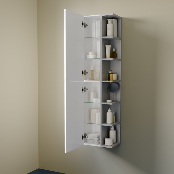 Изображение товара Шкаф-полупенал для ванной IDDIS Zodiac X ZDX35W0i97 (белый)