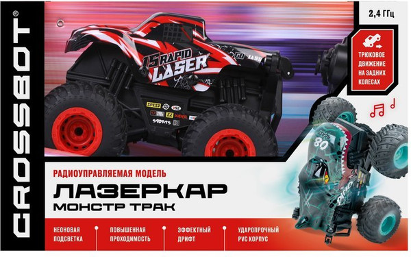 Изображение товара Радиоуправляемая игрушка Crossbot Лазеркар Монстр трак / 870950