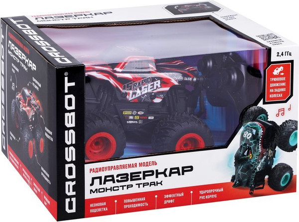 Изображение товара Радиоуправляемая игрушка Crossbot Лазеркар Монстр трак / 870950