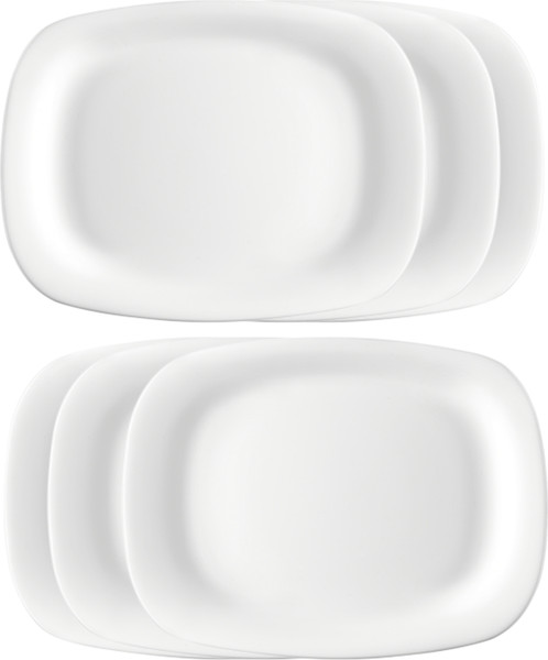 Изображение товара Набор тарелок Bormioli Rocco Парма 21.5х16.5 см / 4.31242-6