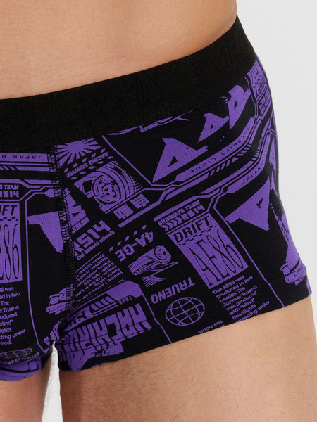 Изображение товара Комплект мужских трусов Mark Formelle 411188-2 (р.98-108, гонки на черном/пурпурно-фиолетовый)