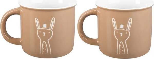 Изображение товара Набор кружек Elan Gallery New Bone China Заяц / 230234_2