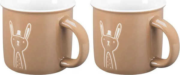 Изображение товара Набор кружек Elan Gallery New Bone China Заяц / 230234_2