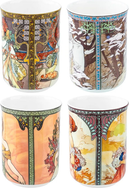 Изображение товара Набор кружек Elan Gallery New Bone China Времена года / 420620