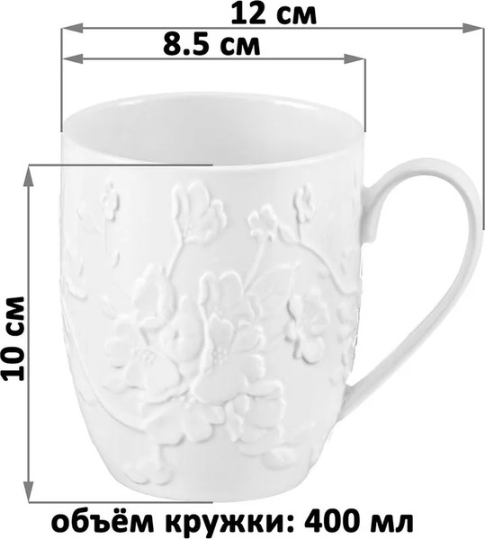 Изображение товара Набор кружек Elan Gallery Цветущая сакура / 630099_2