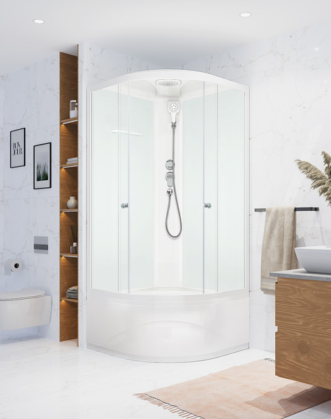 Изображение товара Душевая кабина Domani-Spa Delight Slim 88 High / DS01DS88HWM00