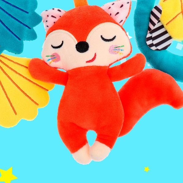 Изображение товара Подвеска на кроватку Sima-Land Растяжка. Жители леса TMH168298-2A / 10413439