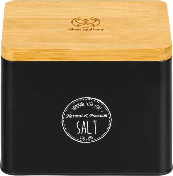 Изображение товара Емкость для хранения Elan Gallery Salt / 240592 (черный)