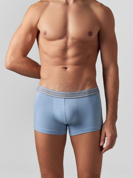 Изображение товара Комплект мужских трусов Mark Formelle 411124-2 (р.102-112, узор на темно-бирюзовом/пыльный голубой)