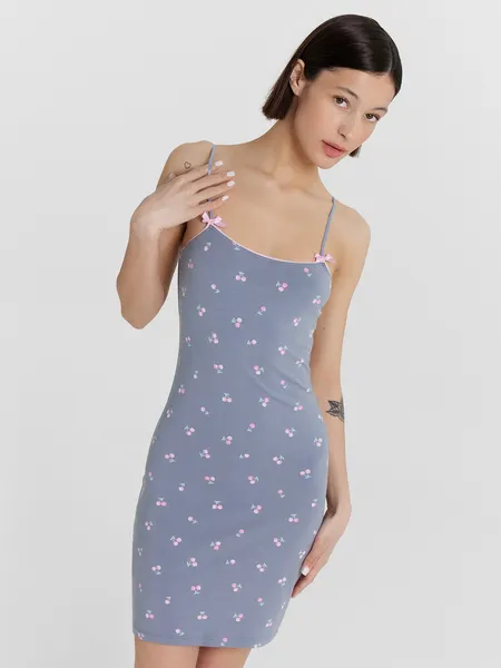 Изображение товара Сорочка Mark Formelle 572393 (р.164/170-88-94, вишни на сизом)