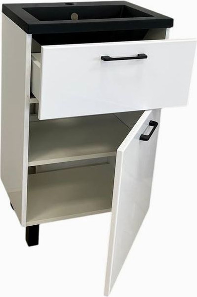 Изображение товара Тумба под умывальник Garda Verona 70_500 / 19.70.500.PVC (белый глянец)