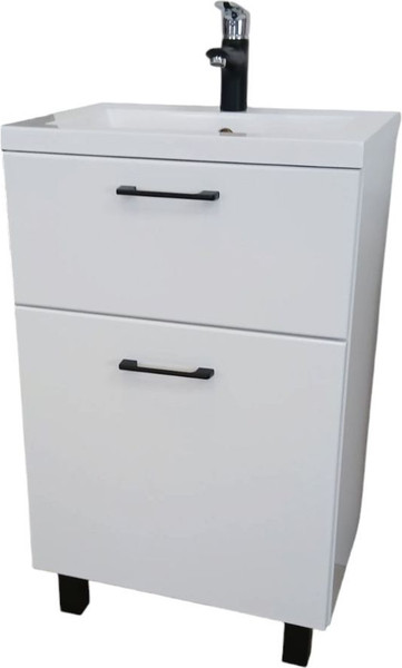 Изображение товара Тумба под умывальник Garda Verona 70_500 / 19.70.500.PVC (белый глянец)