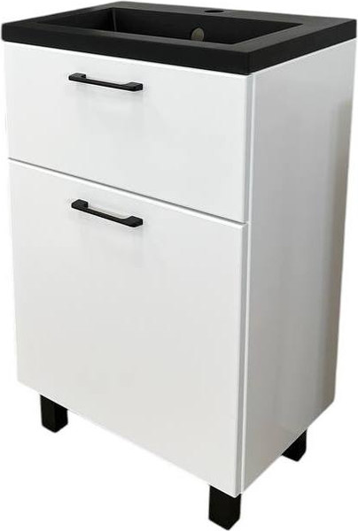 Изображение товара Тумба под умывальник Garda Verona 70_500 / 19.70.500.PVC (белый глянец)