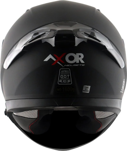 Изображение товара Мотошлем AXOR Apex Solid (XL, черный матовый)