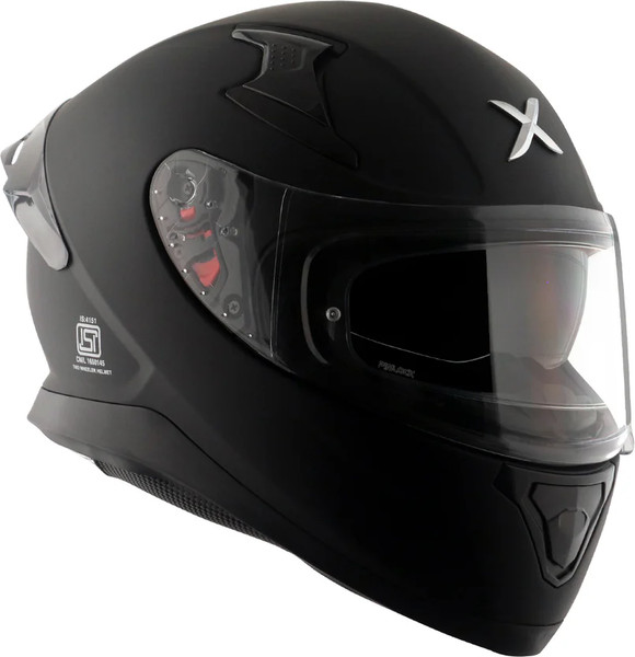 Изображение товара Мотошлем AXOR Apex Solid (XL, черный матовый)