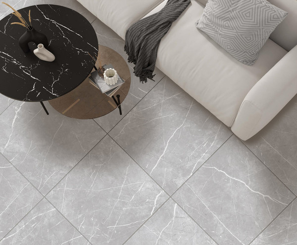 Изображение товара Плитка ProGres Marble line / NR0382 (600x600, светло-серый)