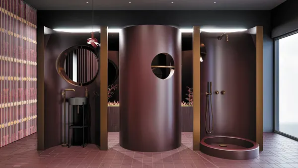 Изображение товара Дозатор для жидкого мыла Deante Silia Bronze ADI_C421 (бронза)