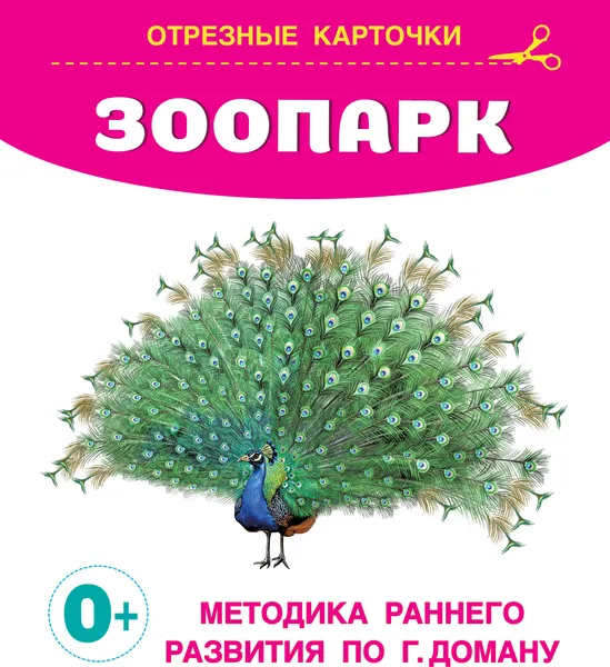 Изображение товара Развивающие карточки АСТ Зоопарк, мягкая обложка (Дмитриева Валентина)