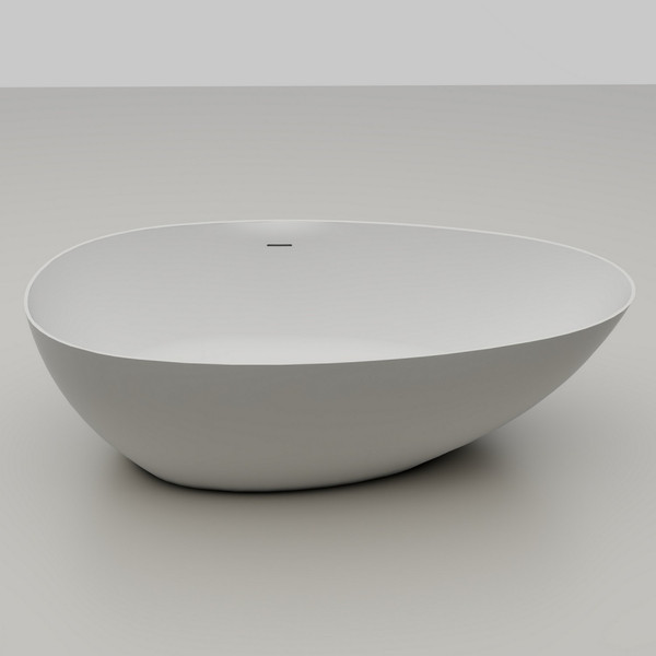 Изображение товара Ванна из искусственного камня Abber Stein AS9611NM-1.7 (белый матовый)