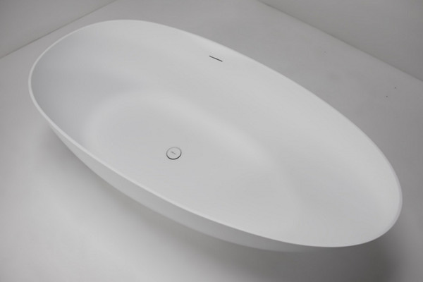 Изображение товара Ванна из искусственного камня Abber Stein AS9611NM-1.7 (белый матовый)