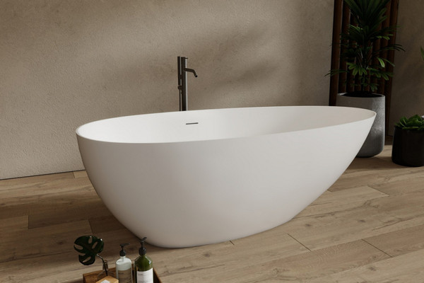 Изображение товара Ванна из искусственного камня Abber Stein AS9611NM-1.7 (белый матовый)