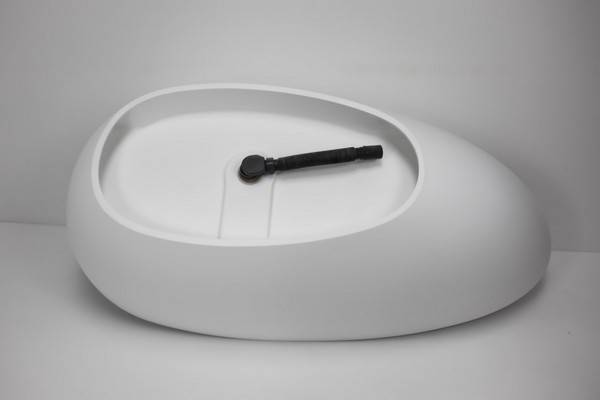 Изображение товара Ванна из искусственного камня Abber Stein AS9611NM-1.7 (белый матовый)