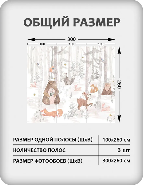 Изображение товара Фотообои листовые Citydecor Детская 469 (300x260см)