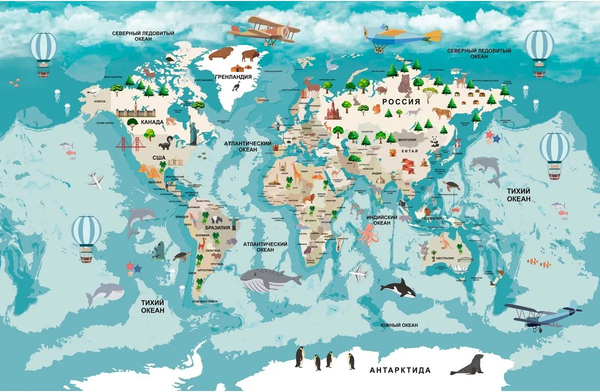 Изображение товара Фотообои листовые Citydecor Детская 467 (400x260см)