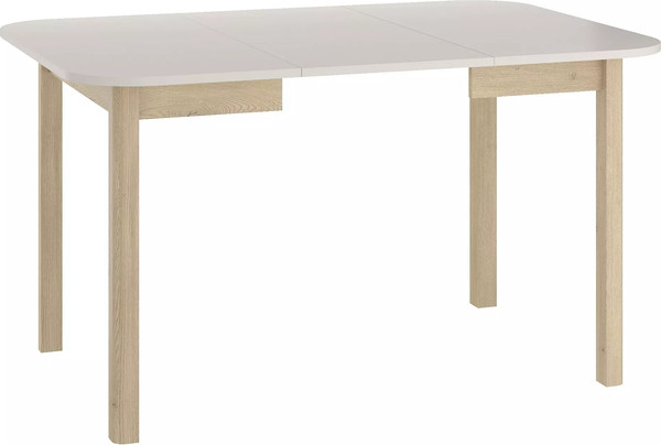 Изображение товара Обеденный стол Signal Dante II 90-130x90 (кашемир/дуб кремона)