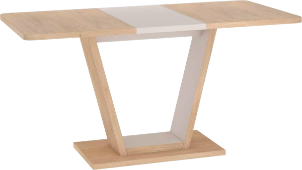 Изображение товара Обеденный стол Signal Nigel 120-160x80 (дуб кремона/кашемир)