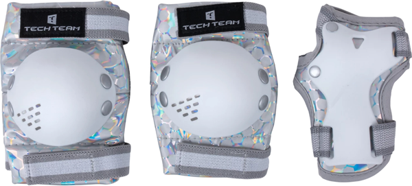 Изображение товара Комплект защиты Tech Team Safe Fit Kids 4.0 / NN013888 (L, серый)