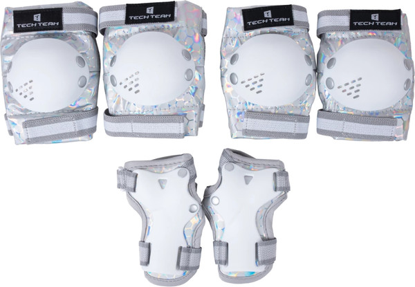 Изображение товара Комплект защиты Tech Team Safe Fit Kids 4.0 / NN013888 (L, серый)