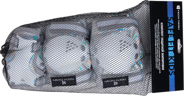 Изображение товара Комплект защиты Tech Team Safe Fit Kids 4.0 / NN013888 (L, серый)