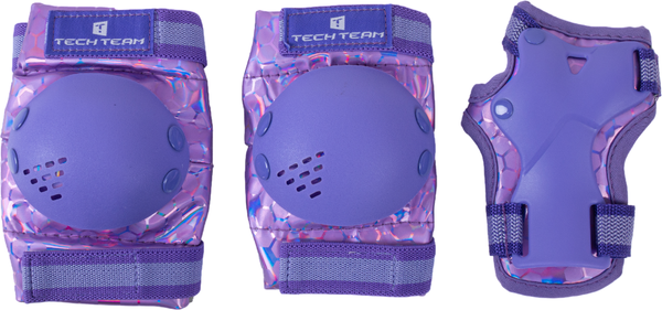Изображение товара Комплект защиты Tech Team Safe Fit Kids 4.0 / NN013880 (S, фиолетовый)