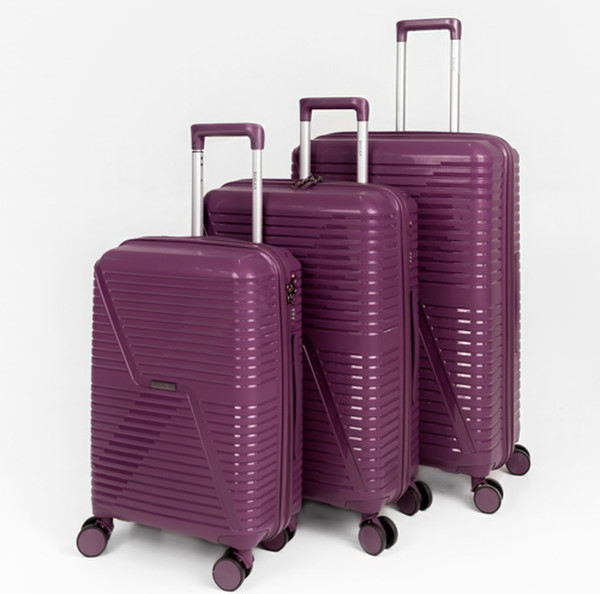 Изображение товара Чемодан на колесах Rozan 3934 (M, бордовый)