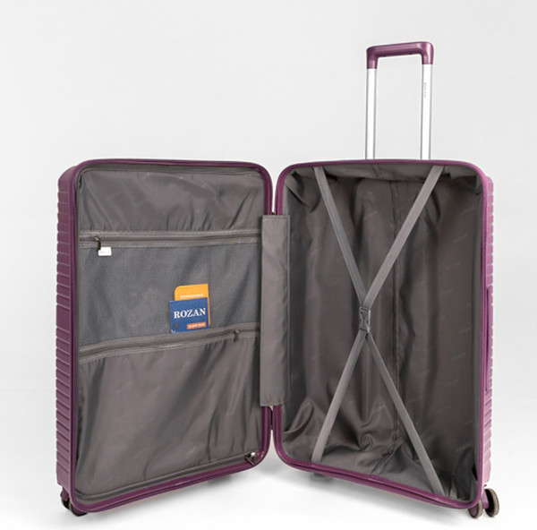 Изображение товара Чемодан на колесах Rozan 3934 (M, бордовый)