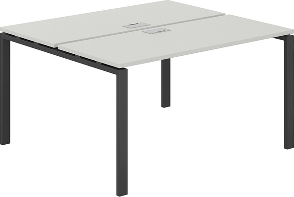 Изображение товара Комплект письменных столов Norden 140х123.8х75 / SG.242.SH.63.AN (антрацит/серый бархат)