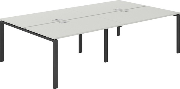 Изображение товара Комплект письменных столов Norden 280х163.8х75 / SG.258.SH.63.AN (антрацит/серый бархат)