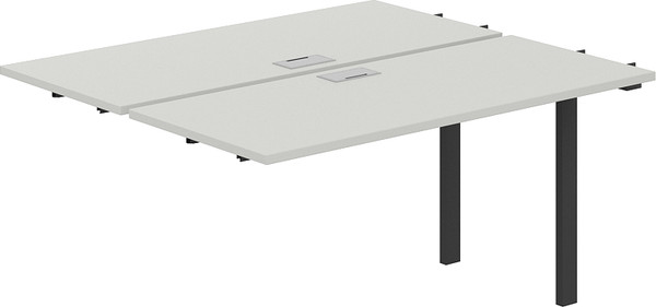 Изображение товара Комплект столов модульных Norden 280х123.8х75 / SG.212.SH.63.AN (антрацит/серый бархат)